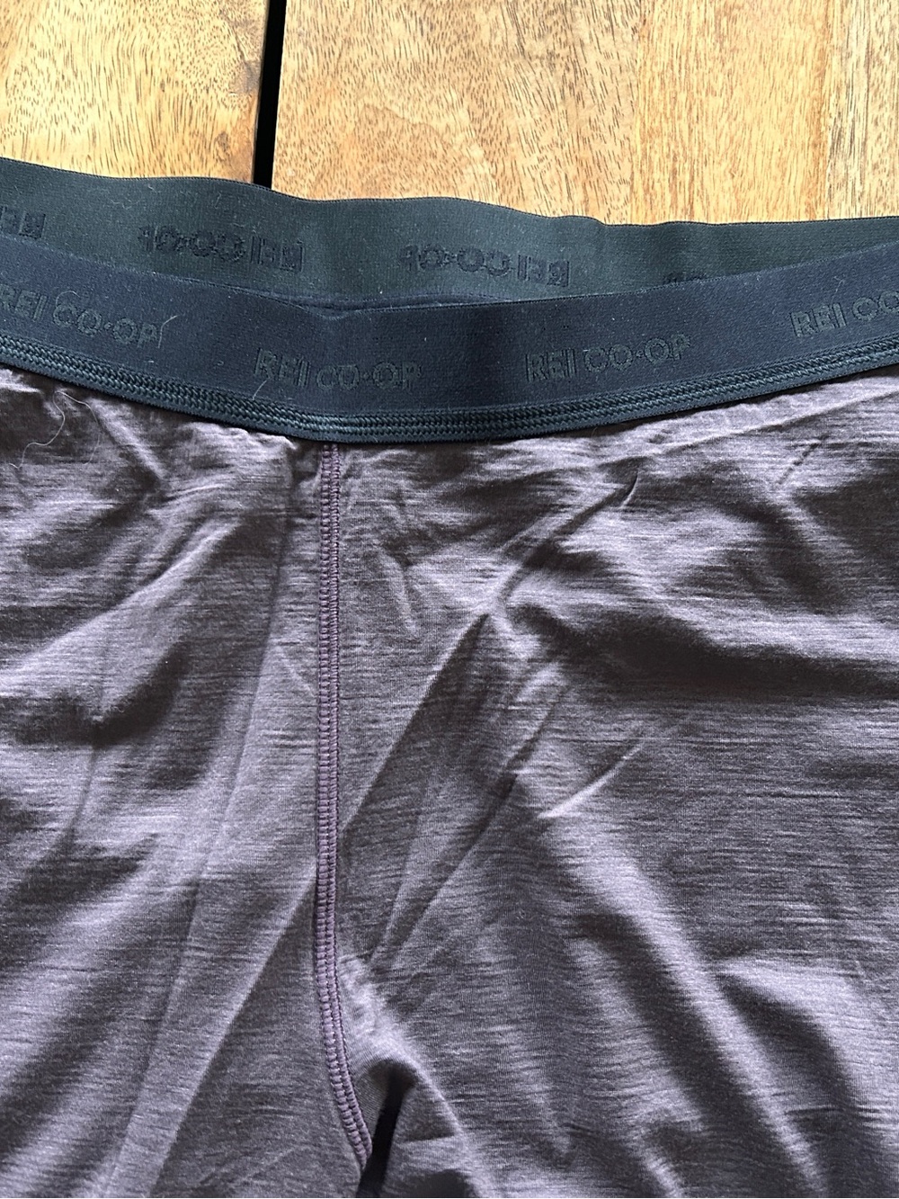 Purple REI merino wool baselayer top and bottom - Picture 10 of 10